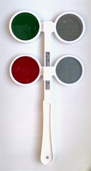 Поляризационный тест + Дуохромный тест (красно-зеленый) 2408