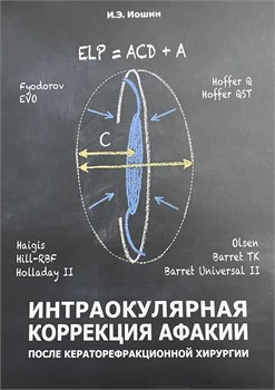 Интраокулярная коррекция афакии после кераторефракционной хирургии (Иошин) 3483