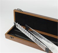 Набор из двух призматических линеек (30 и 45) в футляре 3427